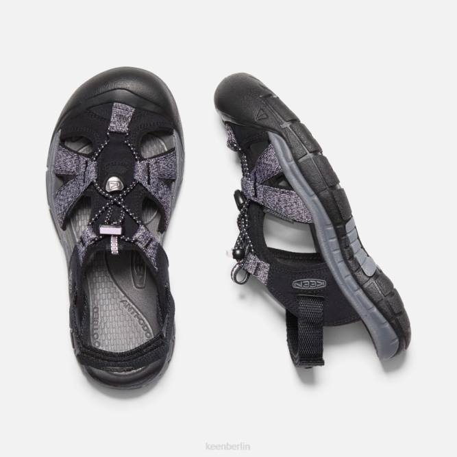 R0Z4101 Ravine H2 Sandalen Keen Schwarz-Dämmerrosa