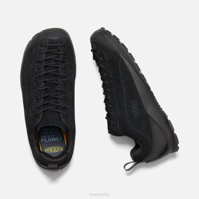 R0Z411 Sneaker aus Jasper-Wildleder Keen behaart schwarz-schwarz