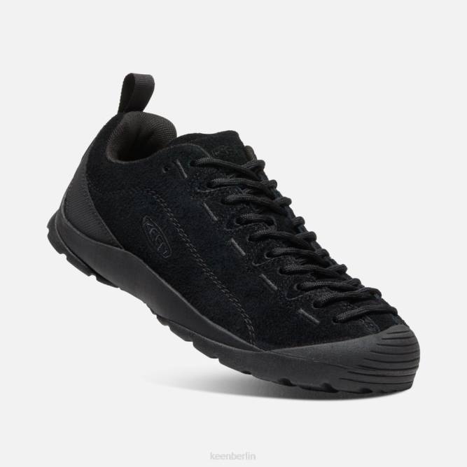 R0Z411 Sneaker aus Jasper-Wildleder Keen behaart schwarz-schwarz