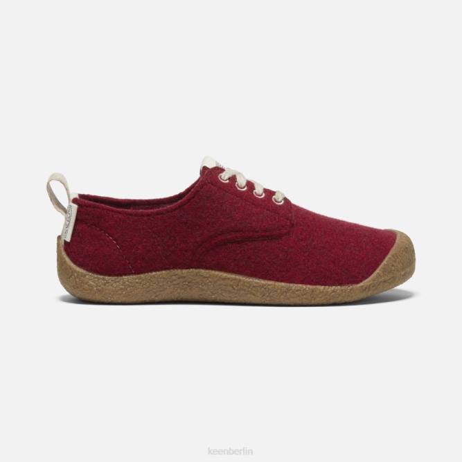 R0Z4115 Mosey Derby-Schuh Keen rote Filzbirke