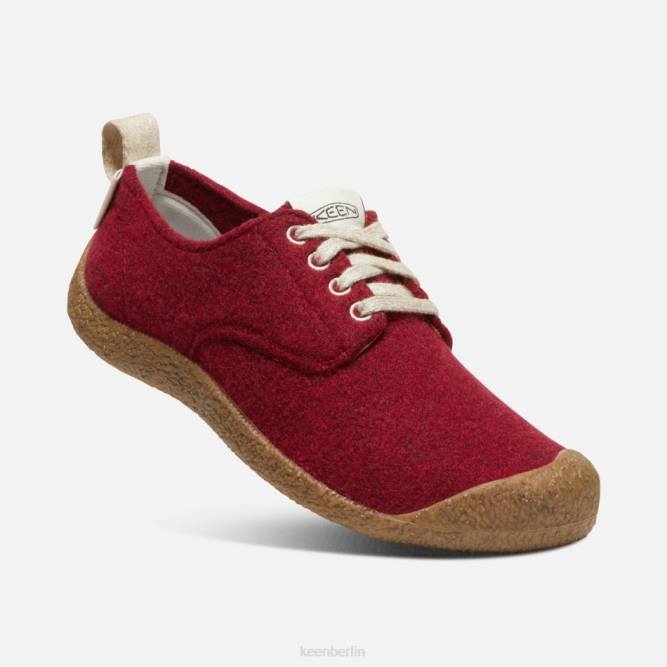 R0Z4115 Mosey Derby-Schuh Keen rote Filzbirke