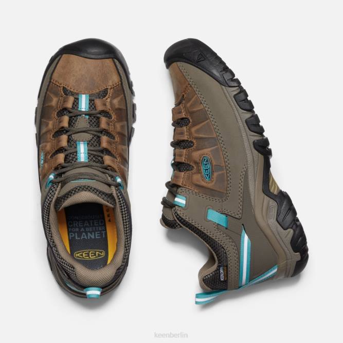 R0Z4152 Targhee III wasserdichte Wanderschuhe Keen geröstetes Kokosnuss-Porzellan