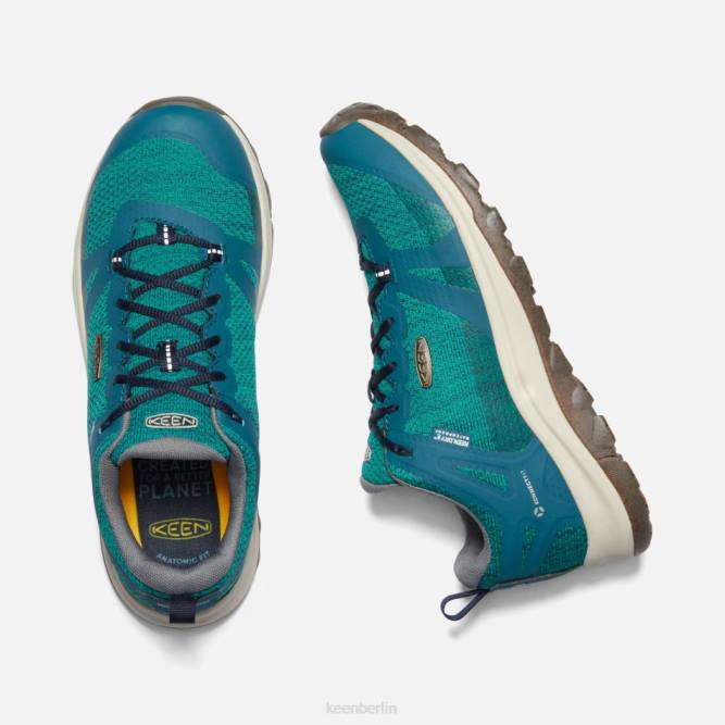 R0Z4155 Terradora II wasserdichte Wanderschuhe Keen blaue korallenblaue Nächte
