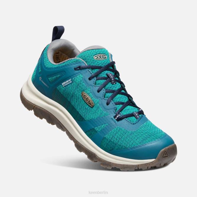 R0Z4155 Terradora II wasserdichte Wanderschuhe Keen blaue korallenblaue Nächte