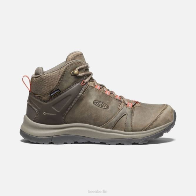 R0Z4178 Terradora II mittelwasserdichte Wanderstiefel aus Leder Keen Gestromter Mammutbaum