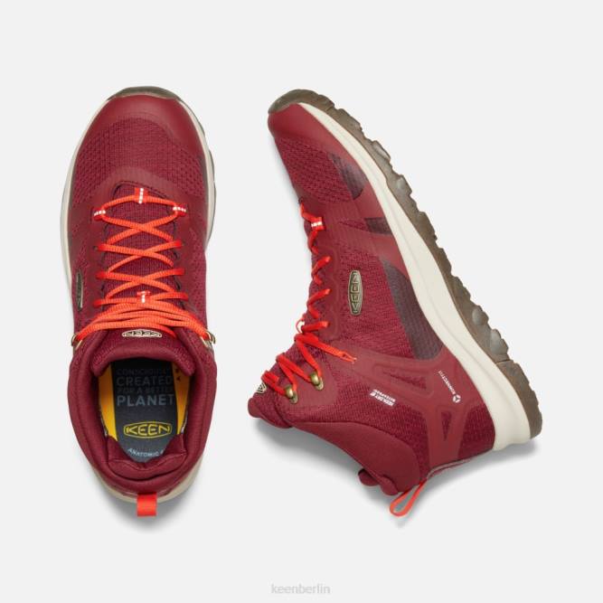 R0Z4180 Wasserdichte Wanderschuhe Terradora II Keen Rhabarber-Marmelade