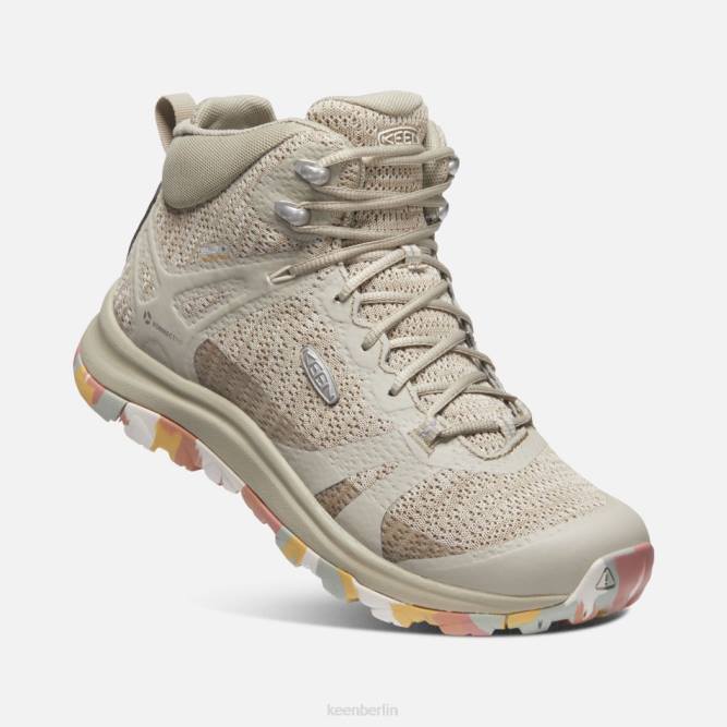 R0Z4181 Wasserdichte Wanderschuhe Terradora II Keen Ziegelstaub-Birke