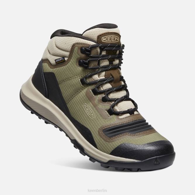 R0Z4188 Tempo Flex wasserdichte Wandertrainerstiefel Keen Capulet Oliven-Kolophonium