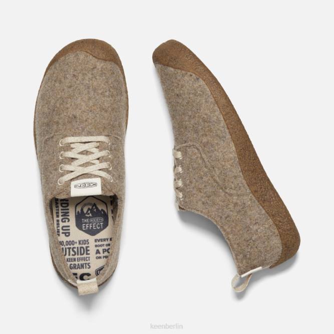 R0Z4212 Mosey Derby Keen Taupe-Filz-Birke