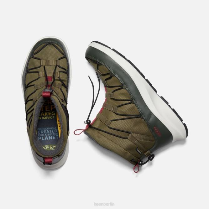 R0Z4243 Uneek SNK wasserdichter Chukka Keen dunkles Oliven-Kolophonium