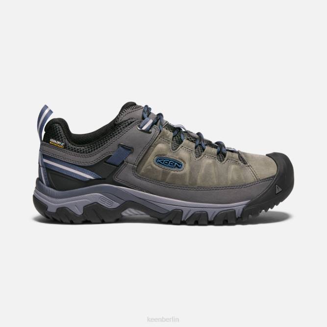 R0Z4259 Targhee III wasserdichte Wanderschuhe Keen Stahlgrau-Kapitänsblau