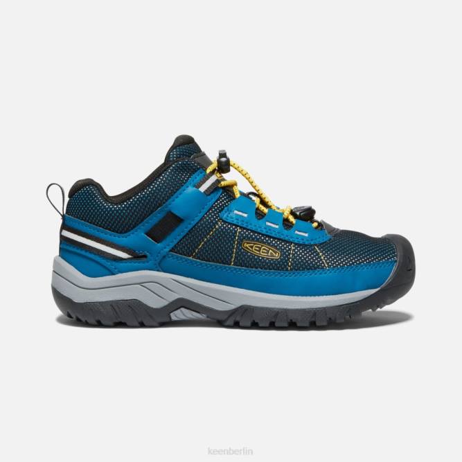 R0Z4287 Mykonos blau-gelbe ältere Targhee Sport Vent Wandertrainer Keen Mykonos blau-scharfes Gelb