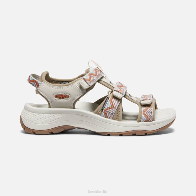 R0Z430 Offene Sandalen von Astoria West Keen Chevron-Timberwolf