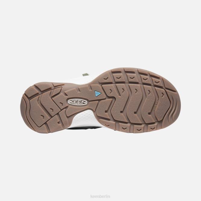 R0Z432 Offene Sandalen von Astoria West Keen Wüstensalbei-Rizinusgrau
