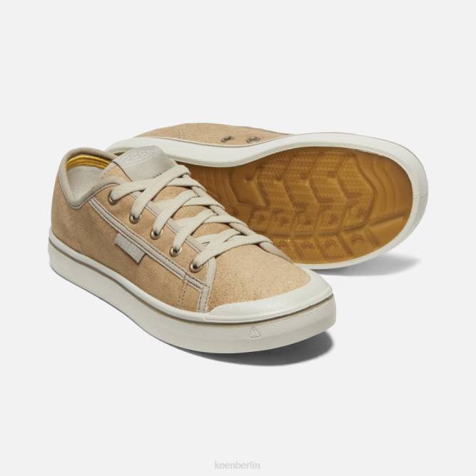 R0Z4328 Elsa Harvest Ledersneaker Keen beige-silberne Birke