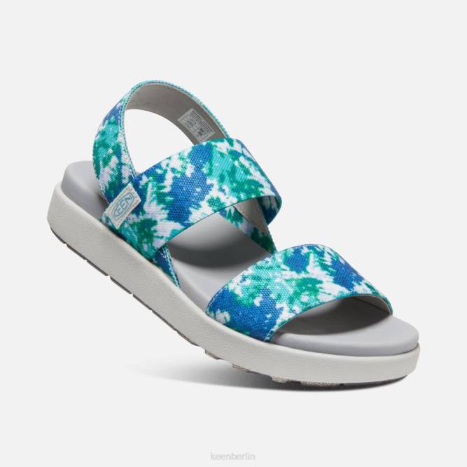 R0Z4376 Elle-Sandale mit Fersenriemen Keen Porzellan-Tie-Dye