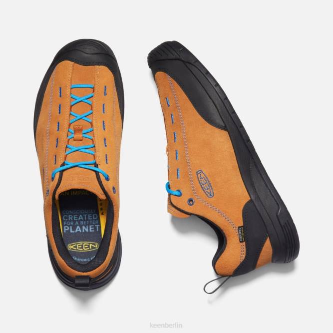 R0Z44 Wasserdichte Wildleder-Sneaker Jasper II Keen Kürbisgewürz-schwarz