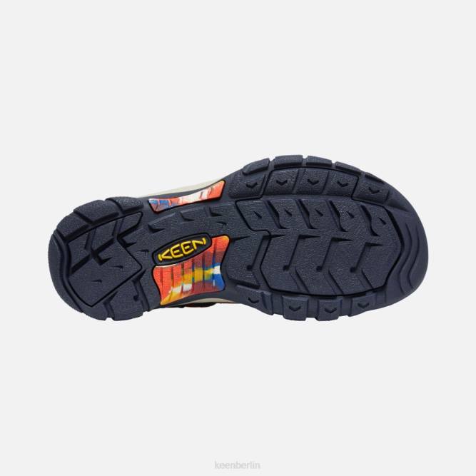 R0Z4405 Newport x Outdoor-Afro Keen grooviges Orange-Marineblau
