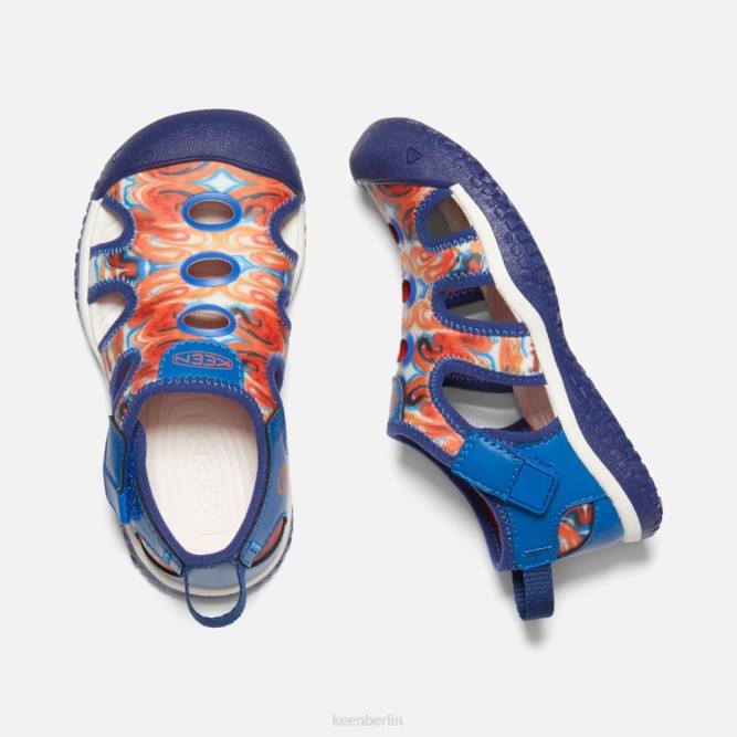 R0Z4411 kleiner Stingray x Outdoor-Afro Keen Orangenschalenblau