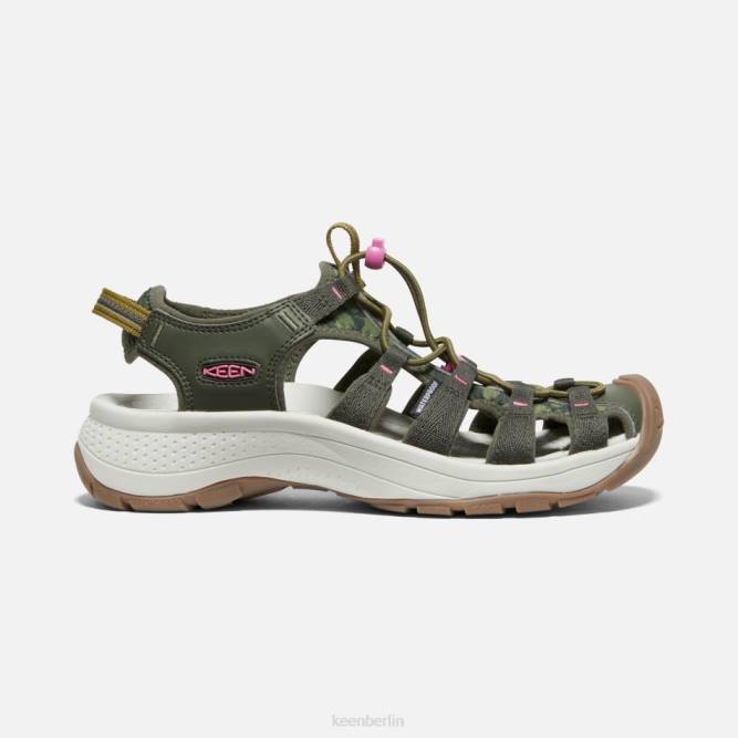 R0Z443 Astoria West Sandalen Keen Wald-Nacht-Ibis-Rose