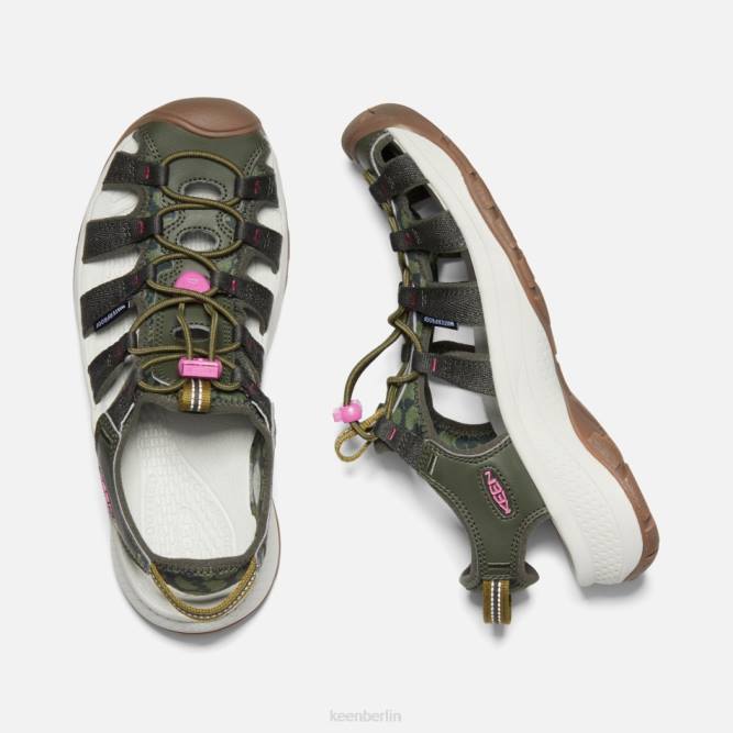 R0Z443 Astoria West Sandalen Keen Wald-Nacht-Ibis-Rose