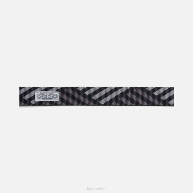 R0Z4440 Hundehalsband Keen Schwarz-Stahlgrau