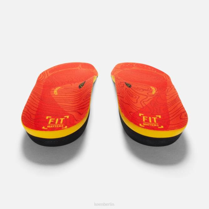 R0Z4442 Outdoor-K-30-Einlegesohle mit hohem Fußgewölbe Keen Rot