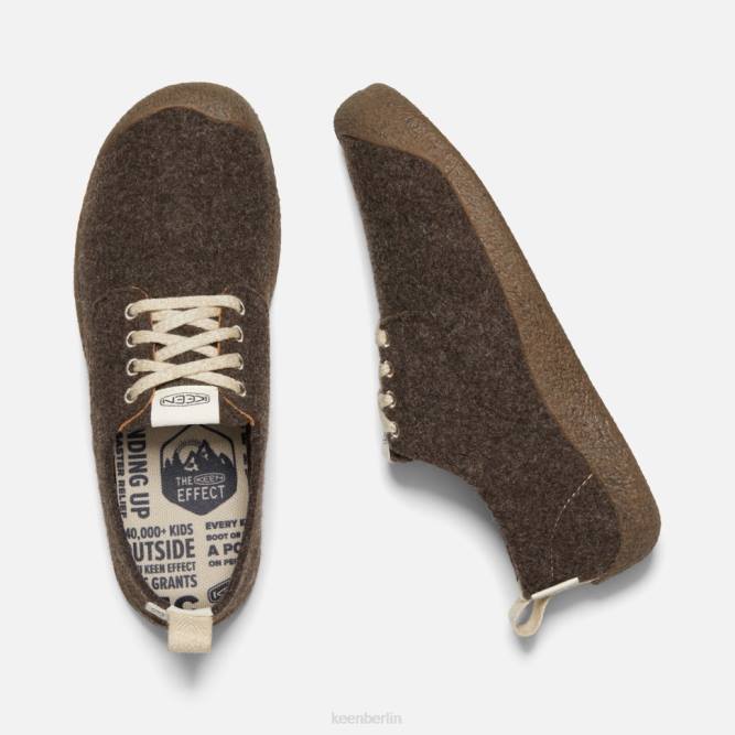 R0Z4489 Mosey Derby-Schuh Keen braune Filzbirke