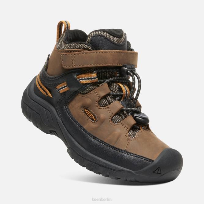 R0Z4534 Little \Targhee wasserdichter Stiefel Keen dunkles erdgoldenes Braun