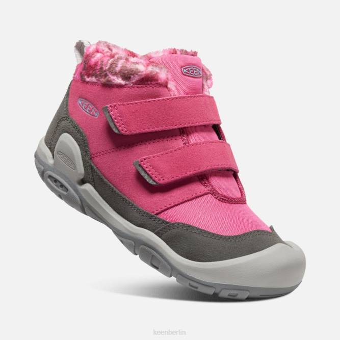 R0Z4545 Chukka mit großem Knoten und doppeltem Riemen Keen Frucht taubenschwarz