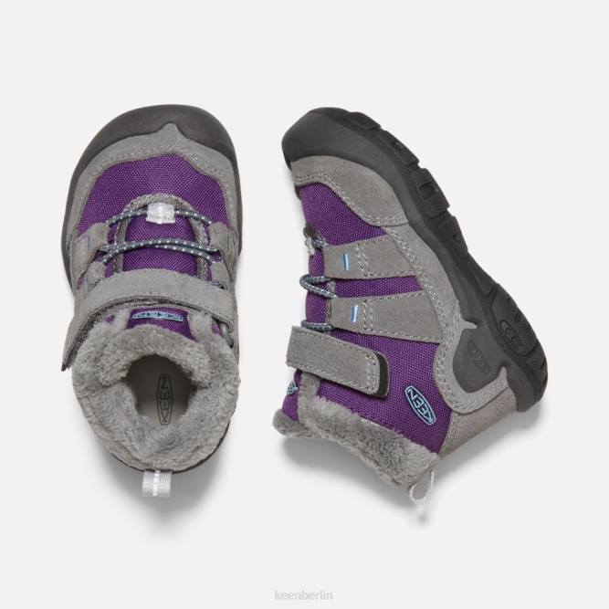 R0Z4548 Knotch-Chukka für Kleinkinder Keen Stahlgrau-Charisma