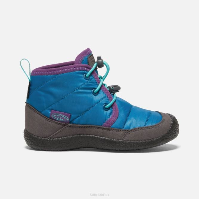 R0Z4560 Little Howser II wasserdichter Chukka Keen Mykonos Blue-Atlantis