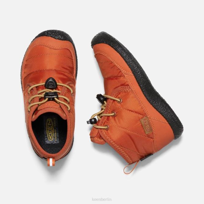 R0Z4571 Little Howser II wasserdichter Chukka Keen Töpferton-schwarz