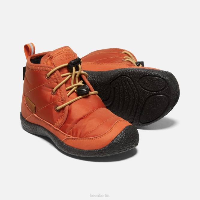 R0Z4571 Little Howser II wasserdichter Chukka Keen Töpferton-schwarz