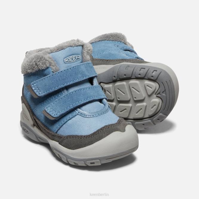 R0Z4572 Chukka mit Knoten und doppeltem Riemen für Kleinkinder Keen magnetblauer Schatten