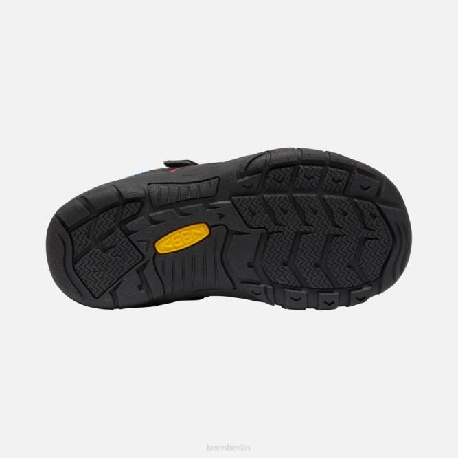 R0Z4591 großer Newport-Schuh Keen Schwarz-Original-Batikfärbung