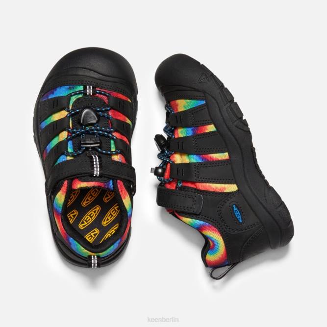 R0Z4592 kleiner Newport-Schuh Keen Schwarz-Original-Batikfärbung