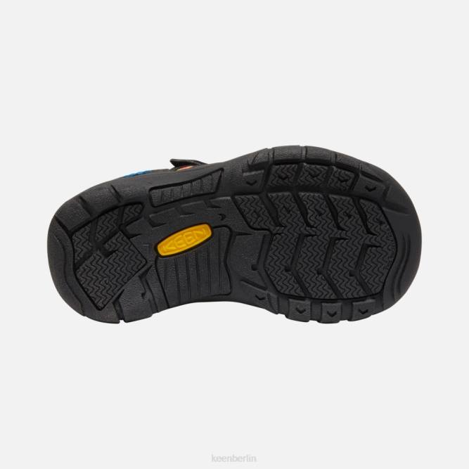 R0Z4592 kleiner Newport-Schuh Keen Schwarz-Original-Batikfärbung