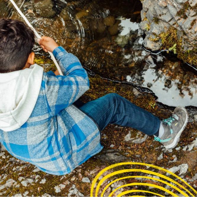 R0Z4602 Großer wasserdichter Ridge-Flex-Stiefel Keen Bison-roter Teppich