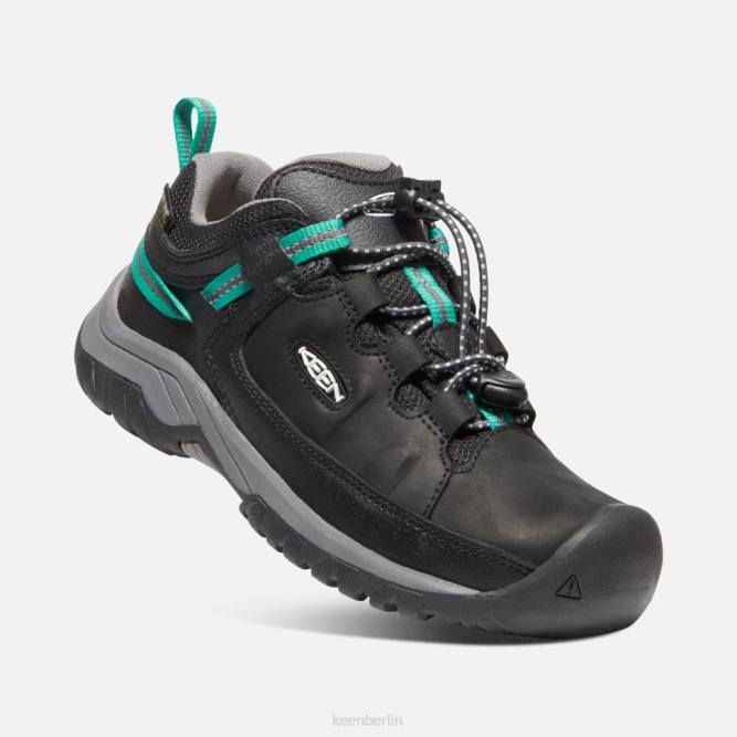 R0Z4604 Großer wasserdichter Targhee-Schuh Keen Schwarz-Stern-Weiß