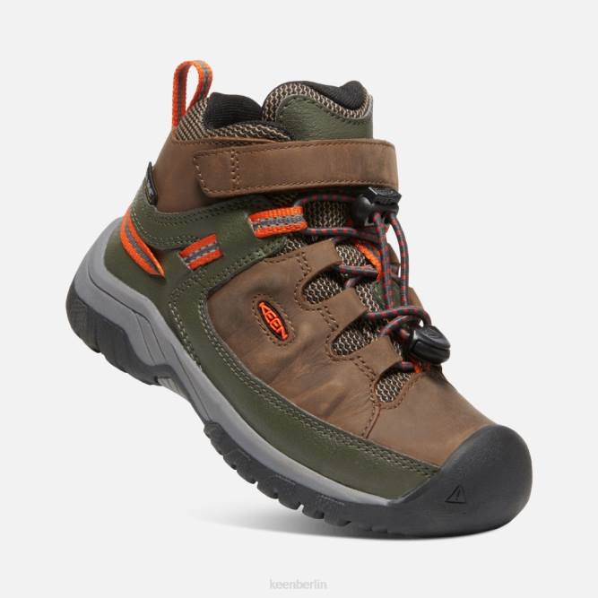 R0Z4605 Little \Targhee wasserdichter Stiefel Keen dunkle Erd-Wald-Nacht
