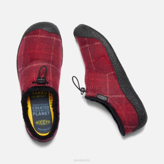 R0Z484 Howser III Folie Keen rot kariert-schwarz