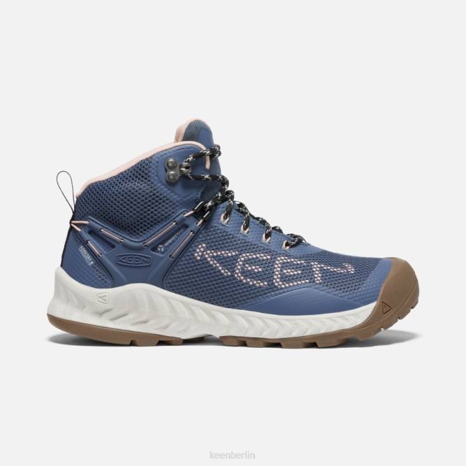 R0Z4168 Wasserdichter Nxis Evo-Stiefel Keen Vintage-Indigo-Hafengrau