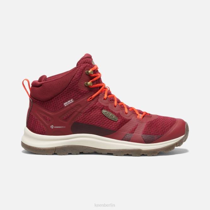 R0Z4180 Wasserdichte Wanderschuhe Terradora II Keen Rhabarber-Marmelade