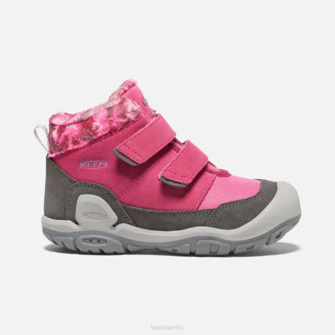 R0Z4556 Chukka mit kleinem Knoten und doppeltem Riemen Keen Frucht taubenschwarz