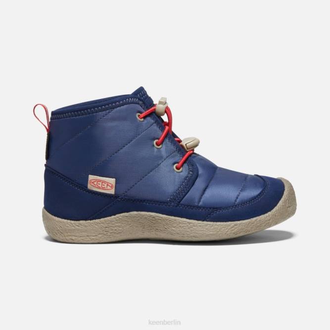 R0Z4315 Älterer wasserdichter Chukka „Howser II“. Keen blauer, tiefroter Teppich